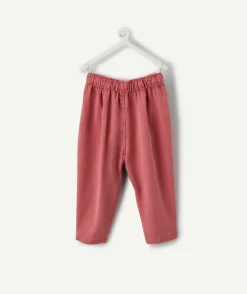 Pantalon large bébé fille rose