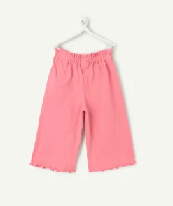 Pantalon large bébé fille rose