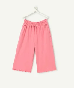 Pantalon large bébé fille rose