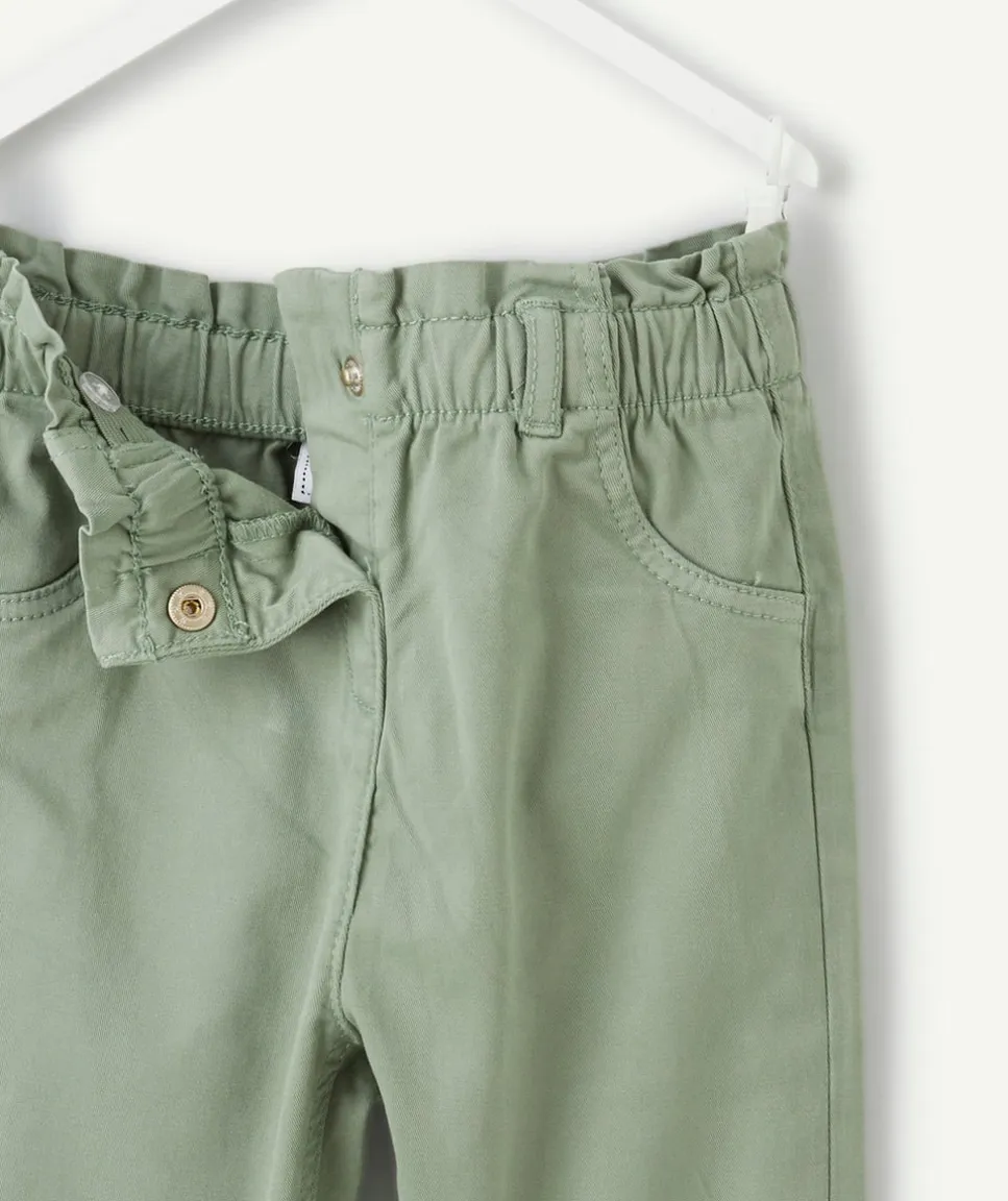 Pantalon relax bébé fille vert