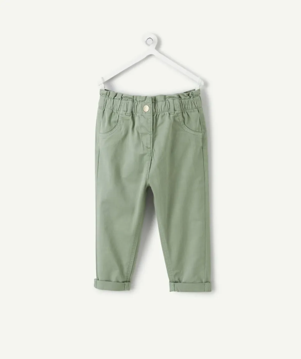 Pantalon relax bébé fille vert