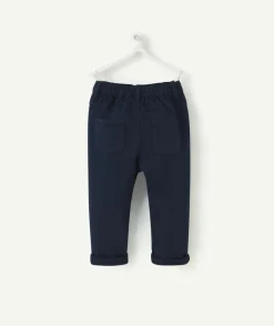 Pantalon relax bébé garçon bleu marine