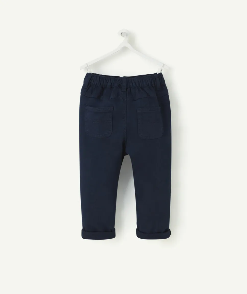Pantalon relax bébé garçon bleu marine