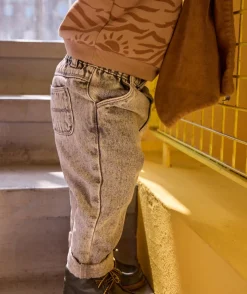 Pantalon relax bébé garçon gris
