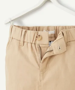 Pantalon relax beige garçon
