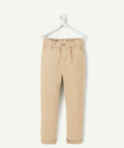 Pantalon relax beige garçon