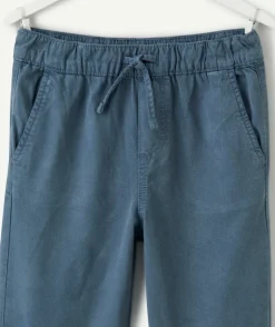 Pantalon relax garçon bleu
