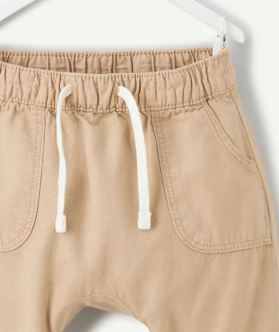 Pantalon sarouel bébé garçon beige
