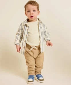 Pantalon sarouel bébé garçon beige
