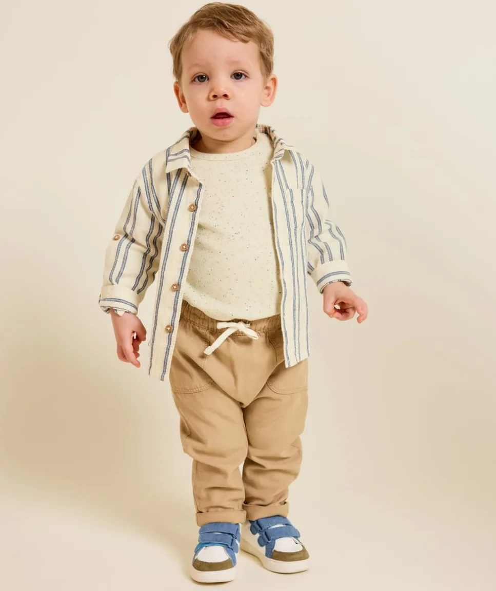 Pantalon sarouel bébé garçon beige
