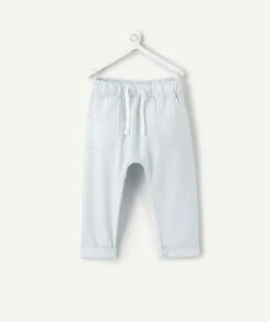 Pantalon sarouel bébé garçon bleu clair