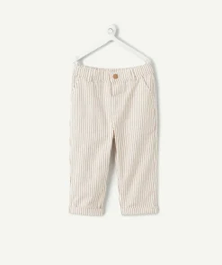 Pantalon sarouel bébé garçon rayé