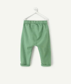 Pantalon sarouel bébé garçon vert