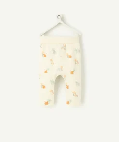 Pantalon sarouel pour naissance imprimé safari