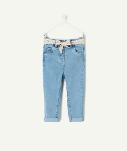 Pantalon slim bébé fille bleu