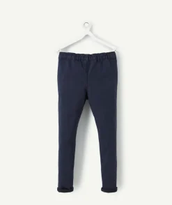 Pantalon slim pour garçon bleu nuit