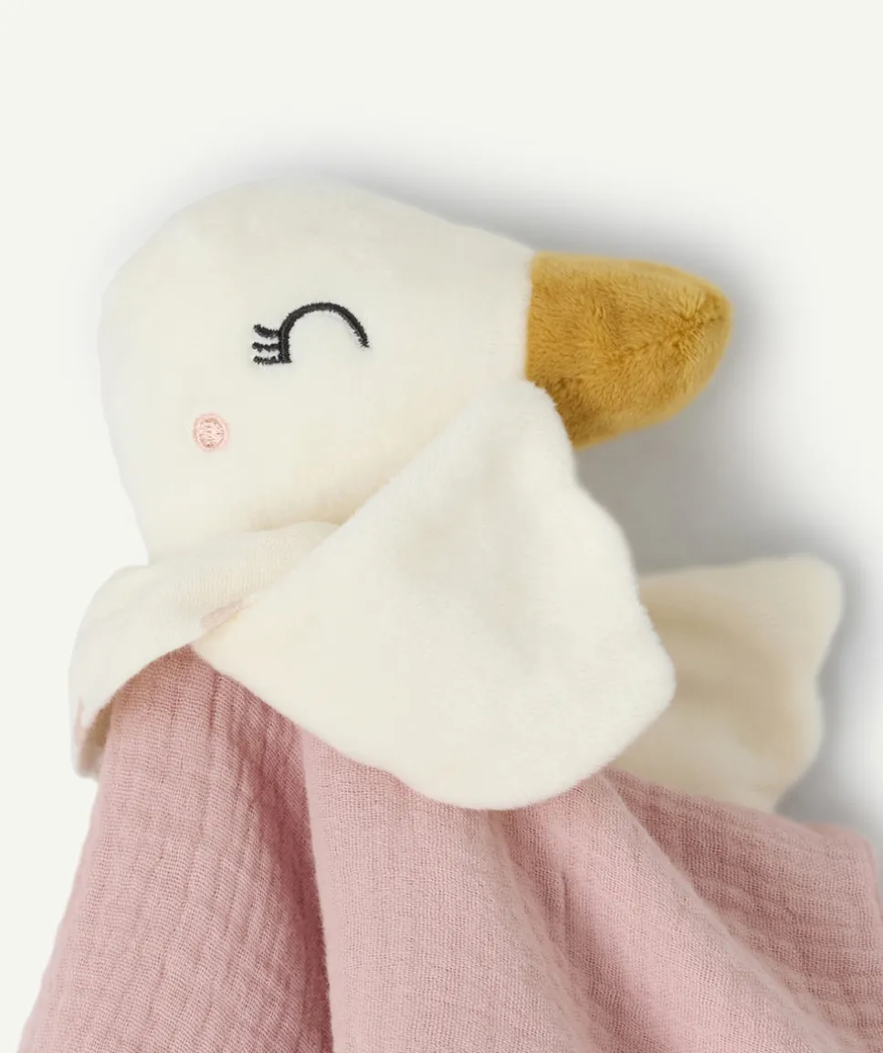 Peluche naissance fille oiseau lange