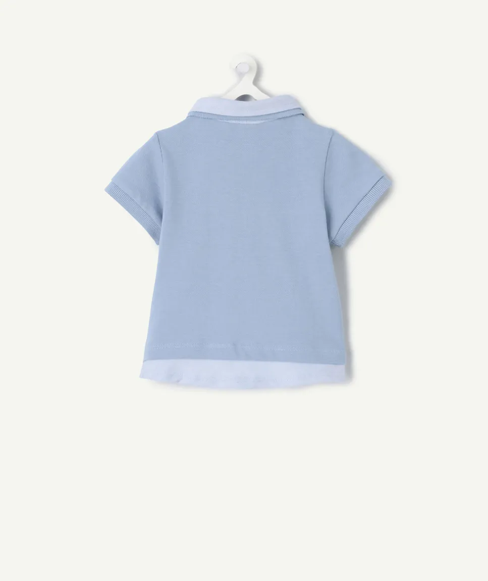 Polo bébé garçon bleu