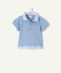 Polo bébé garçon bleu