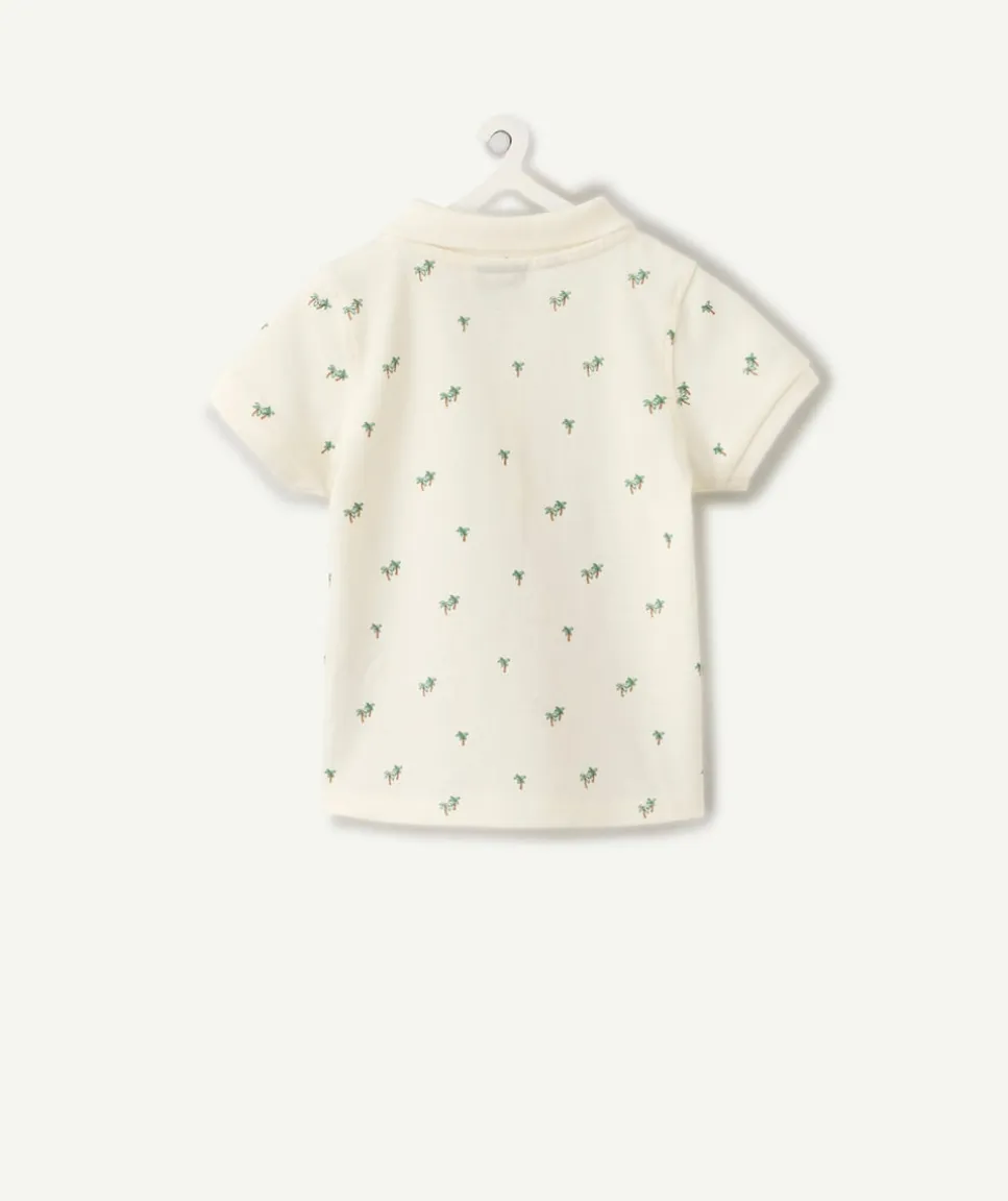 Polo bébé garçon imprimé palmiers