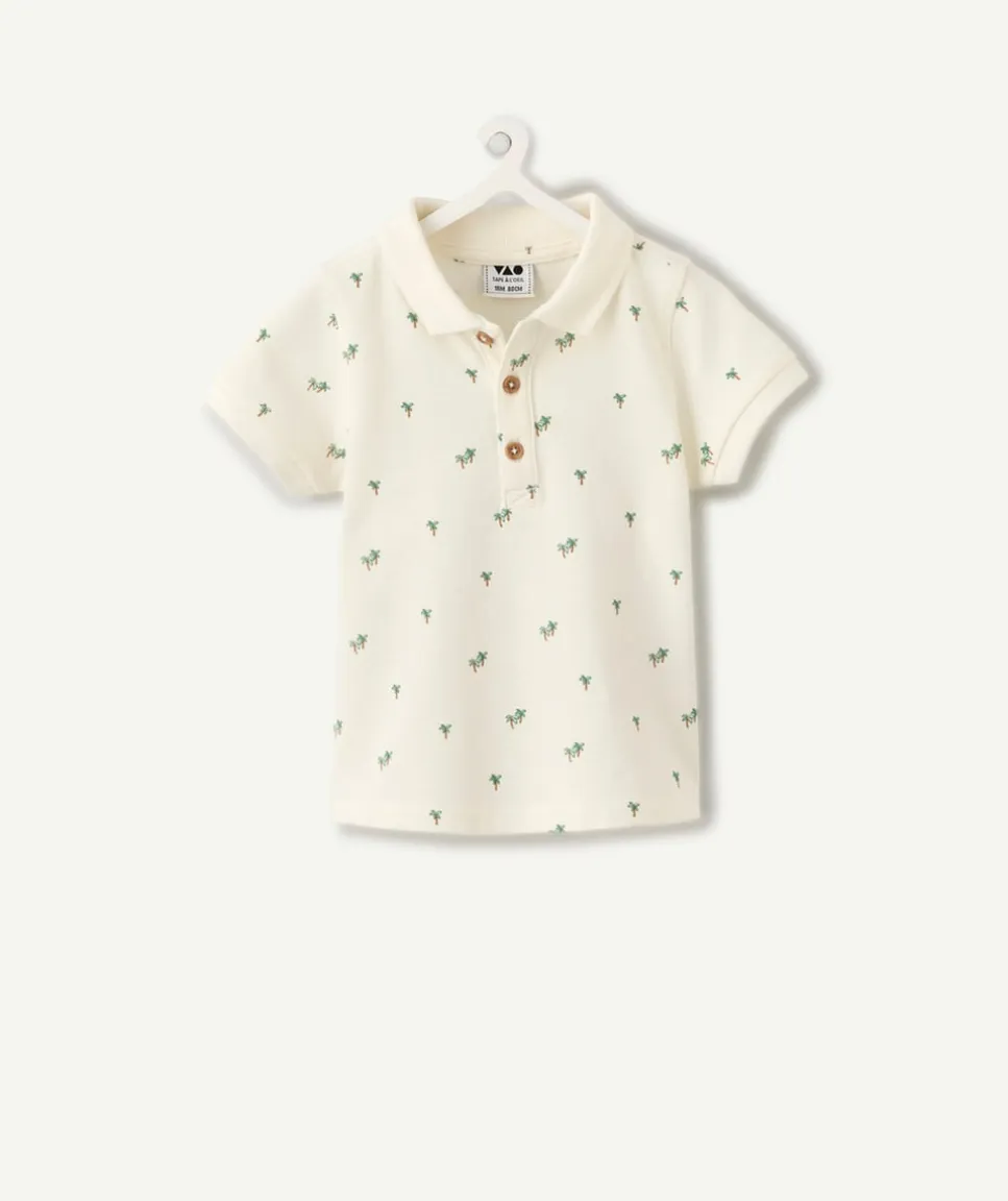 Polo bébé garçon imprimé palmiers