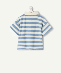 Polo bébé garçon rayé et brodé