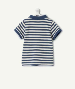Polo bébé garçon rayé marine