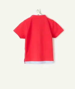 Polo bébé garçon rouge