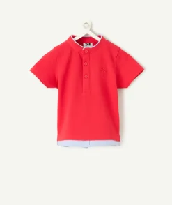 Polo bébé garçon rouge