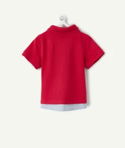 Polo bébé garçon rouge