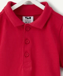 Polo bébé garçon rouge