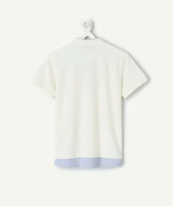 Polo garçon blanc