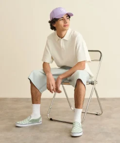 Polo garçon oversize écru