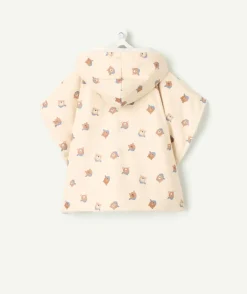 Poncho ciré bébé garçon imprimé oursons