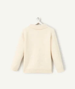 Pull bébé garçon écru