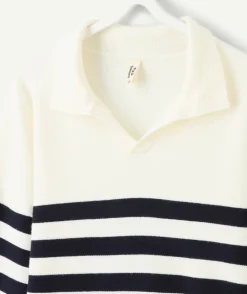Pull fille oversize rayé
