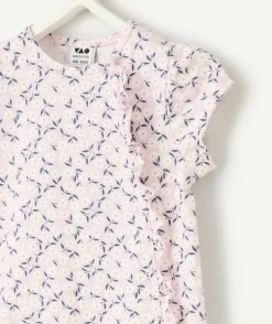 Pyjama bébé fille imprimé floral