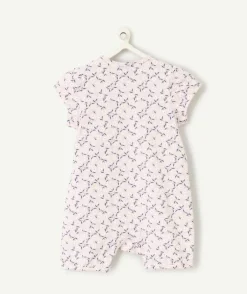Pyjama bébé fille imprimé floral