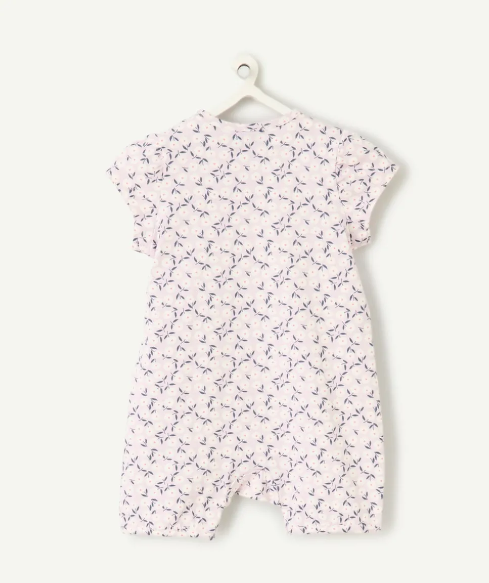 Pyjama bébé fille imprimé floral