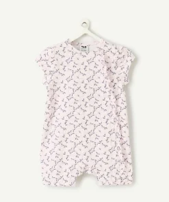 Pyjama bébé fille imprimé floral