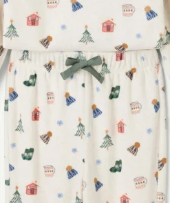 Pyjama chaud molletonné garçon imprimé hivernal
