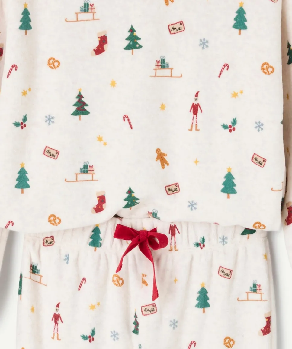 Pyjama chaud molletonné garçon imprimé noël