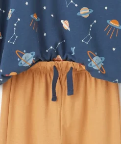 Pyjama chaud molletonné garçon imprimé espace