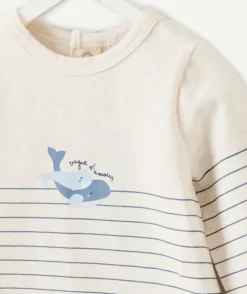 Pyjama coton bébé garçon rayé