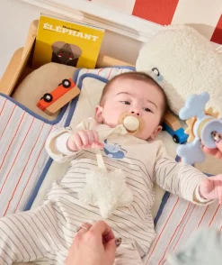 Pyjama coton bébé garçon rayé