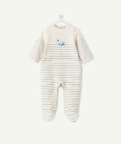 Pyjama coton bébé garçon rayé