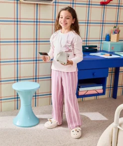 Pyjama coton fille imprimé fruits