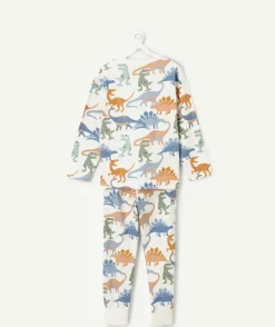 Pyjama coton garçon imprimé dinosaures