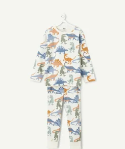 Pyjama coton garçon imprimé dinosaures