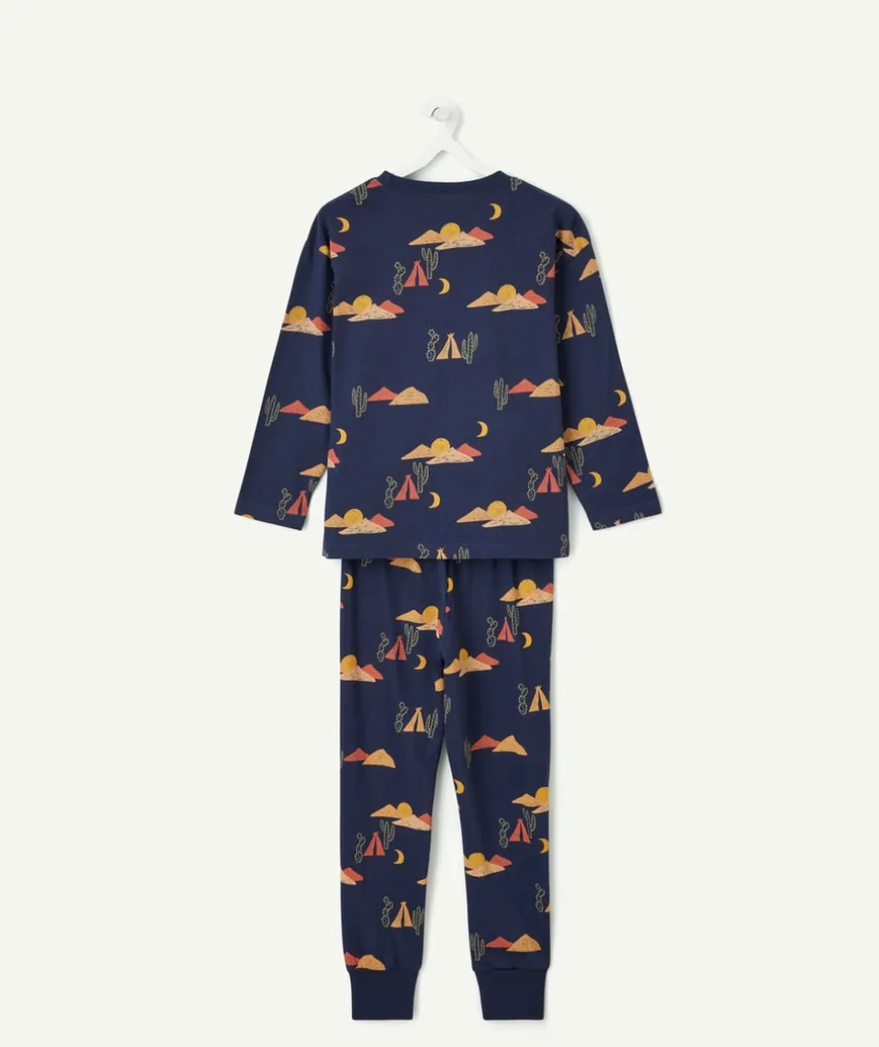Pyjama coton garçon imprimé désert